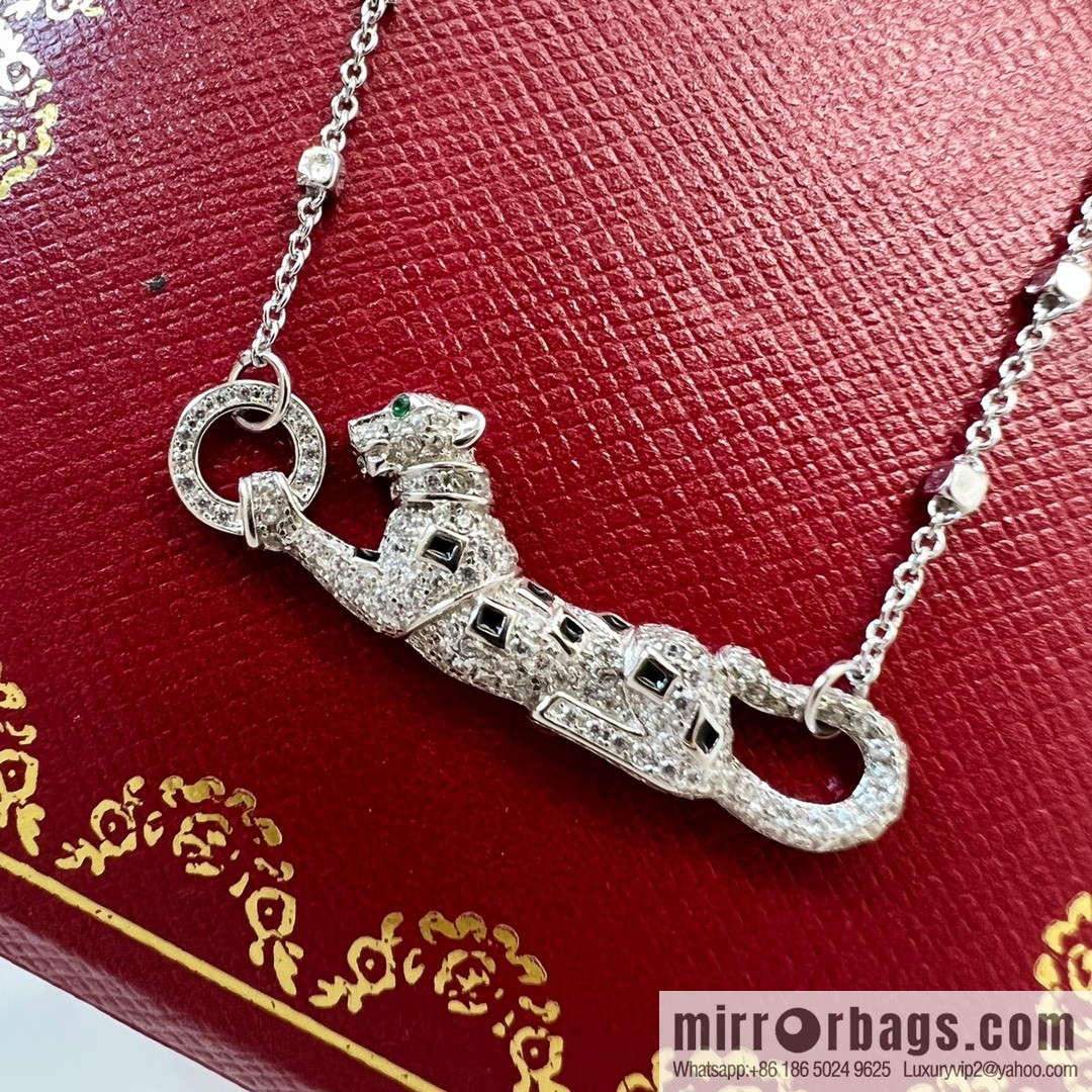 New ☑️ Cartier Cartier Jungle Collection, full of diamond leopard 🐆 necklace