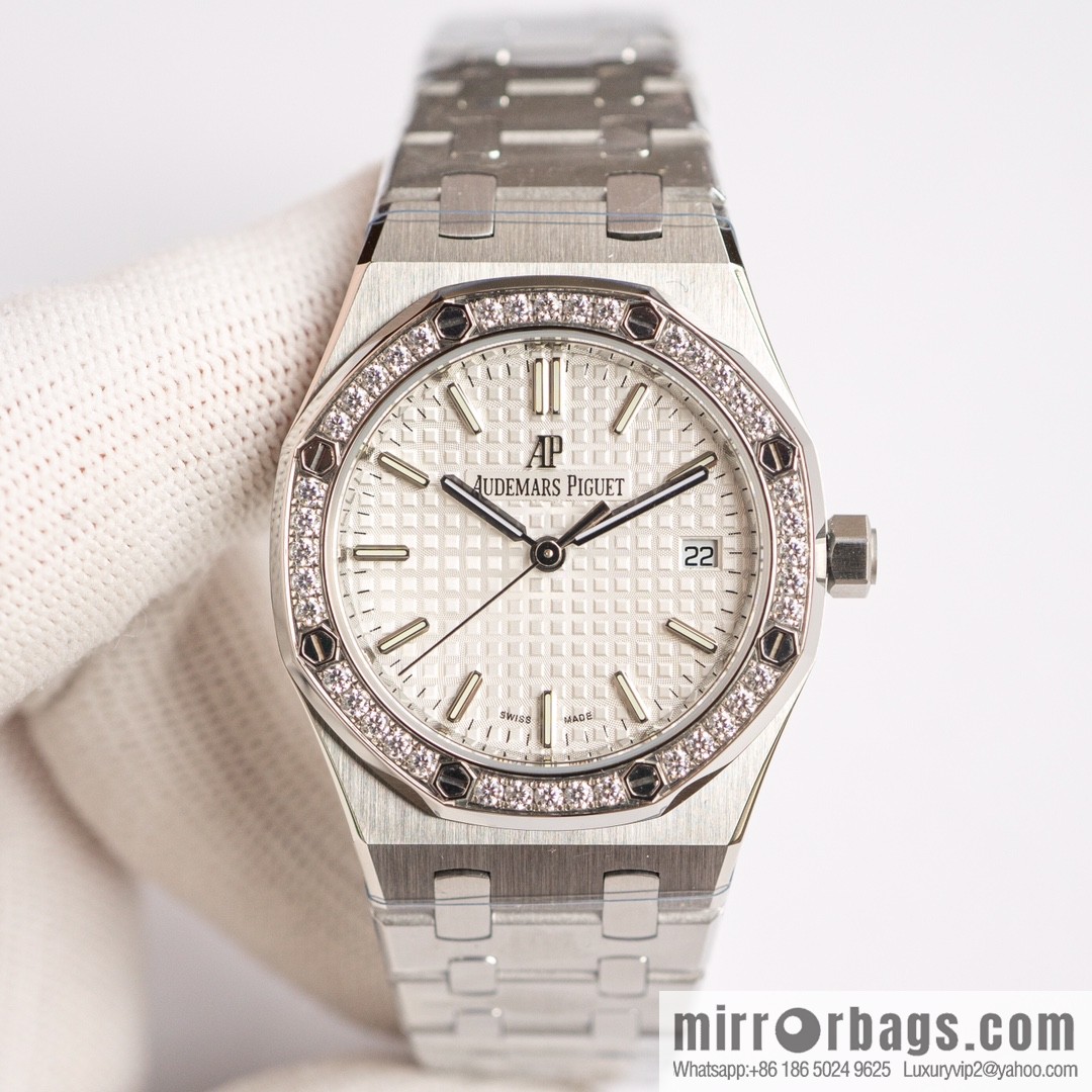 8F Audemars Piguet mechanical women's watch 77350 77351 model, 34mm diameter Royal Oak series self-winding watch