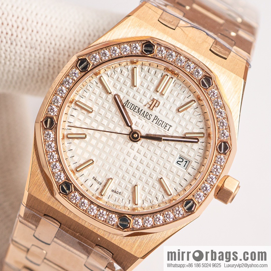 8F Audemars Piguet mechanical women's watch 77350 77351 model, 34mm diameter Royal Oak series self-winding watch