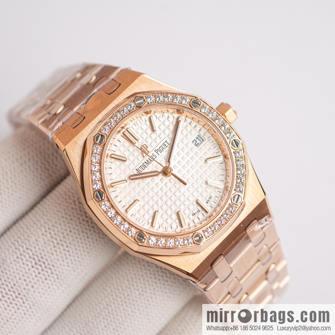 8F Audemars Piguet mechanical women's watch 77350 77351 model, 34mm diameter Royal Oak series self-winding watch