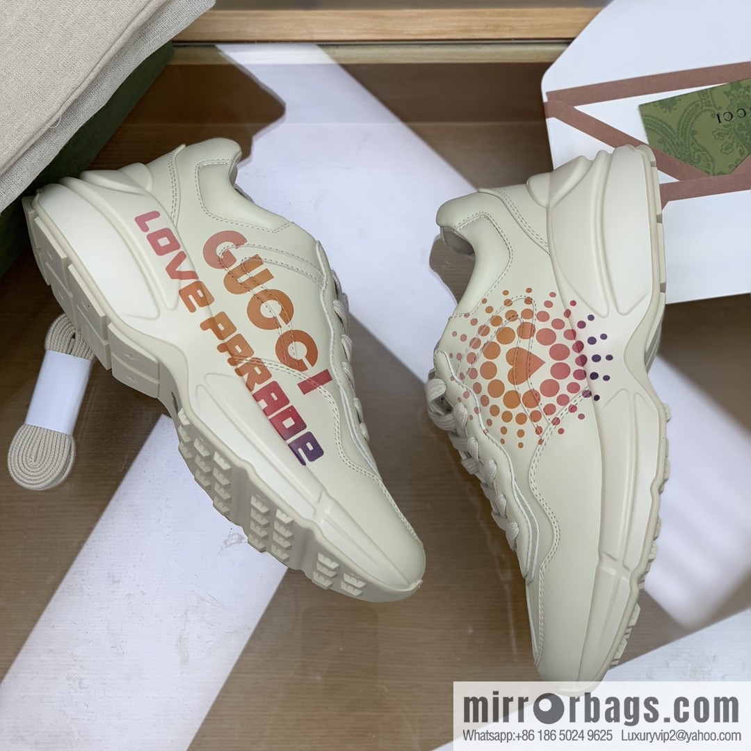 Gucci Gucci [New G Home High Version] Unisex Vintage sneakers