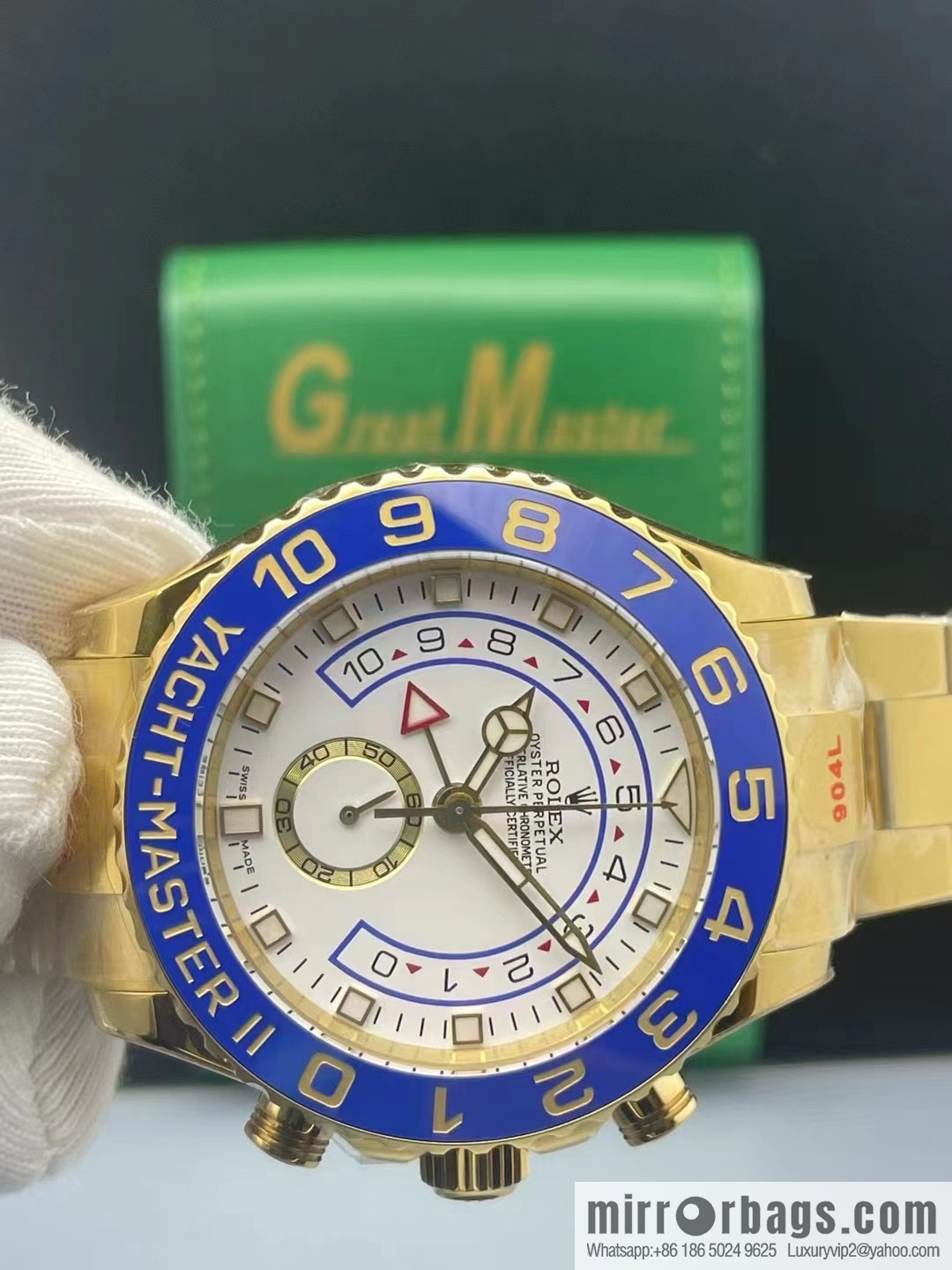 GM's latest V2 production, with original Rolex watches Yacht Master series
