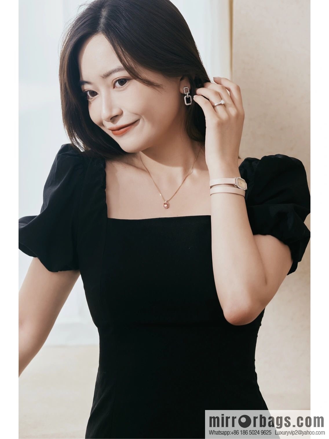 HARRY WINSTON HW Ruby, square necklace