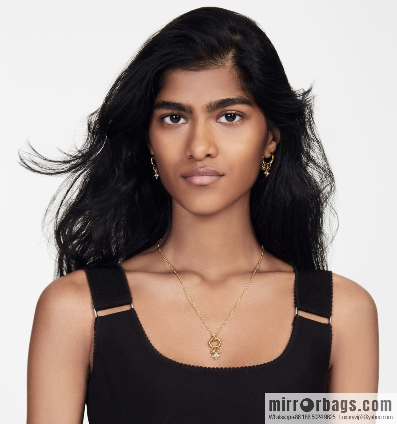 Louis Vuitton lv crystal monogram necklace
