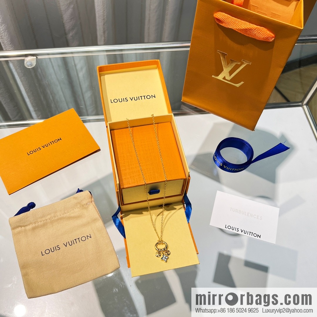 Louis Vuitton lv crystal monogram necklace