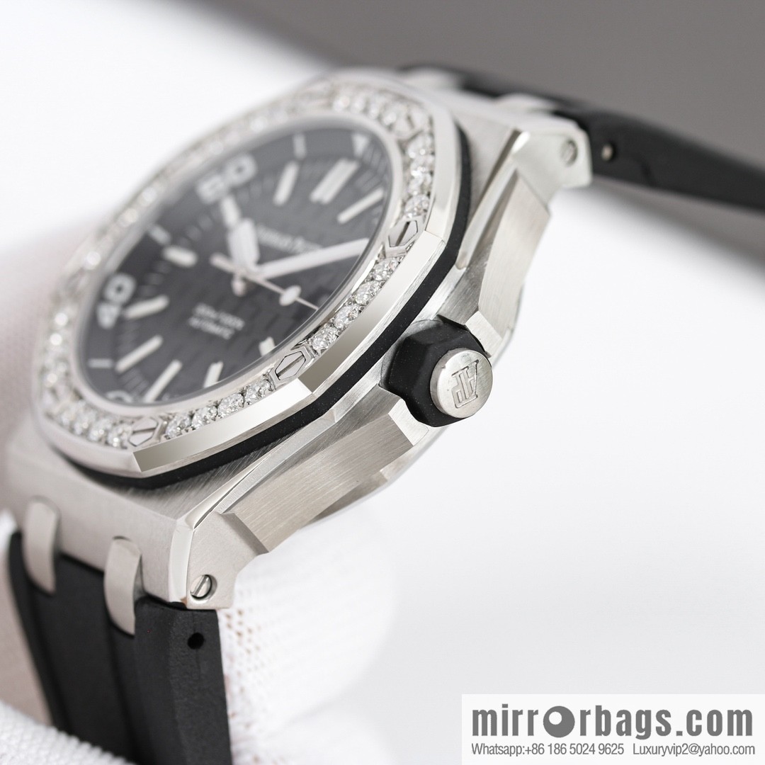 Audemars Piguet, Royal Oak 15710 👺 imported 3120 mechanical movement with mozzarella diamond ring