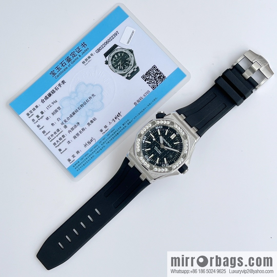 Audemars Piguet, Royal Oak 15710 👺 imported 3120 mechanical movement with mozzarella diamond ring