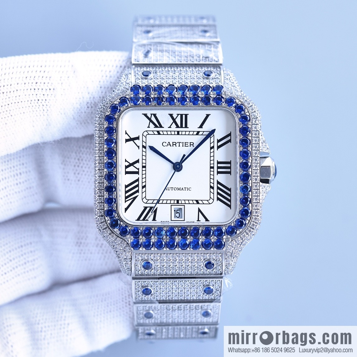The new Cartier Santos Gypsy features a stable 8215 movement watch