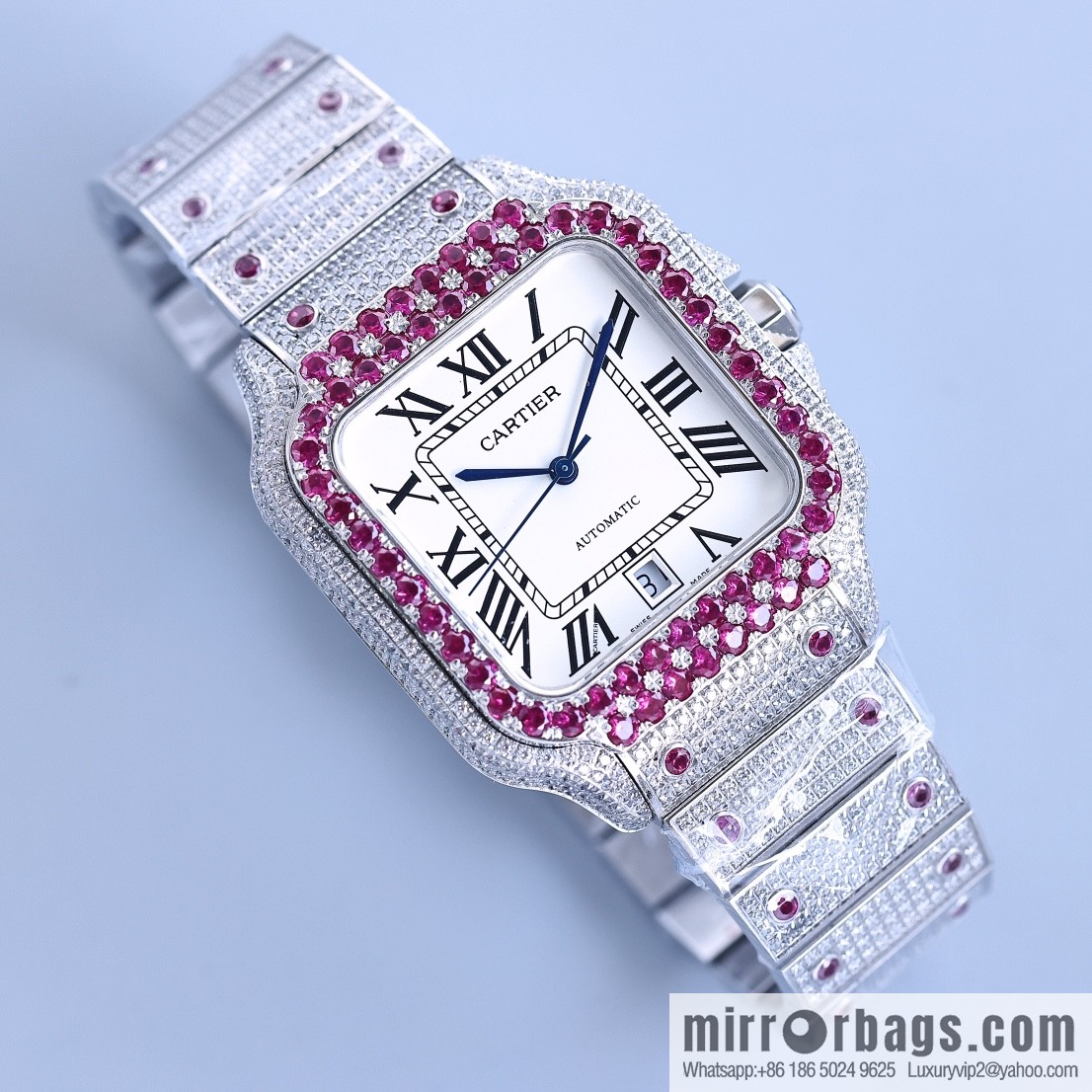 The new Cartier Santos Gypsy features a stable 8215 movement watch
