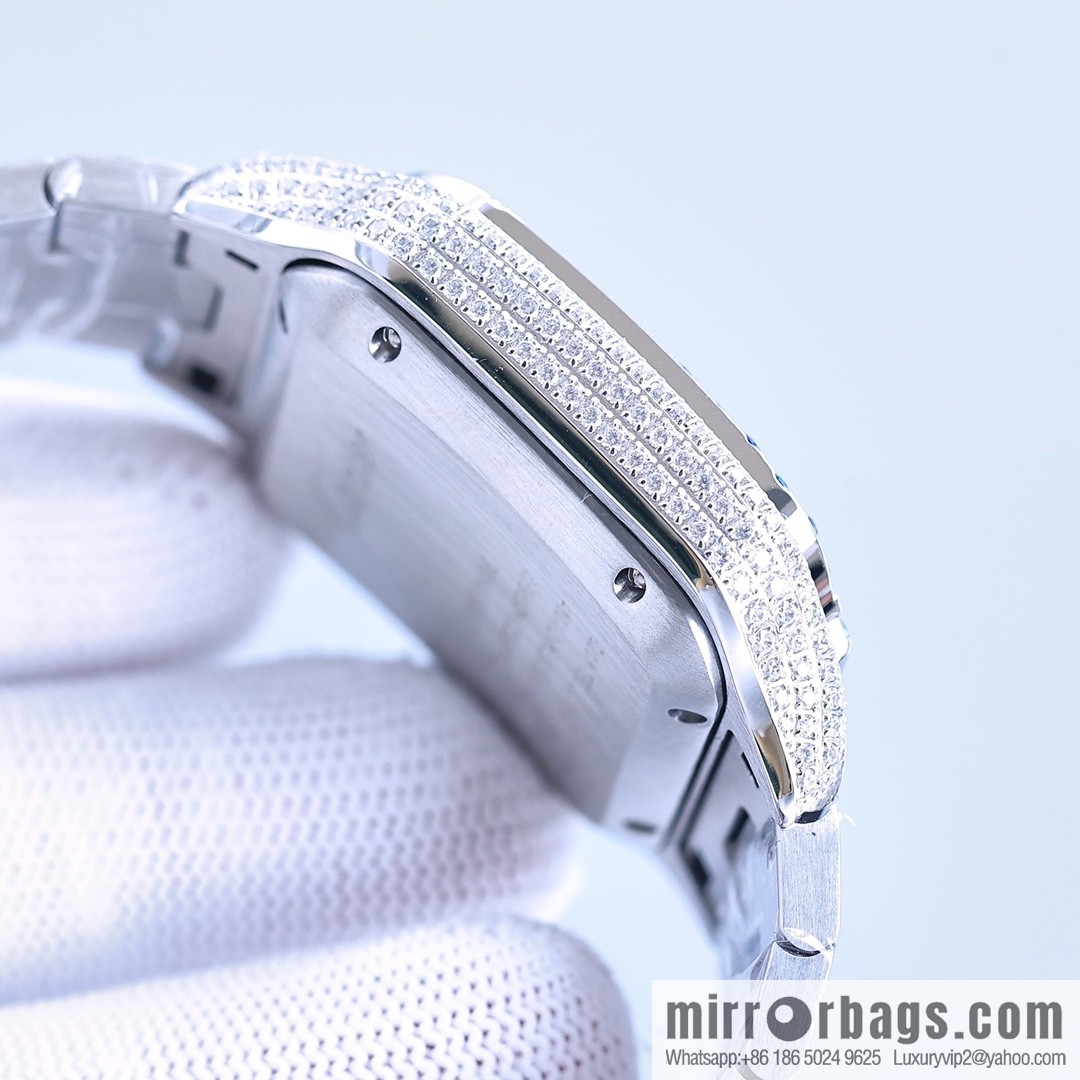 The new Cartier Santos Gypsy features a stable 8215 movement watch