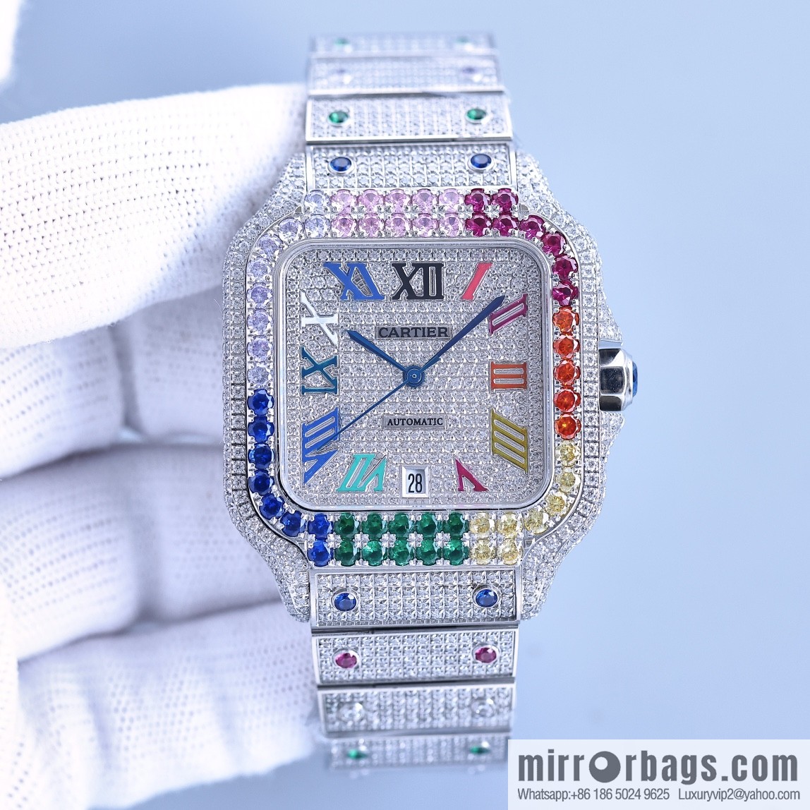 The new Cartier Santos Gypsy features a stable 8215 movement watch