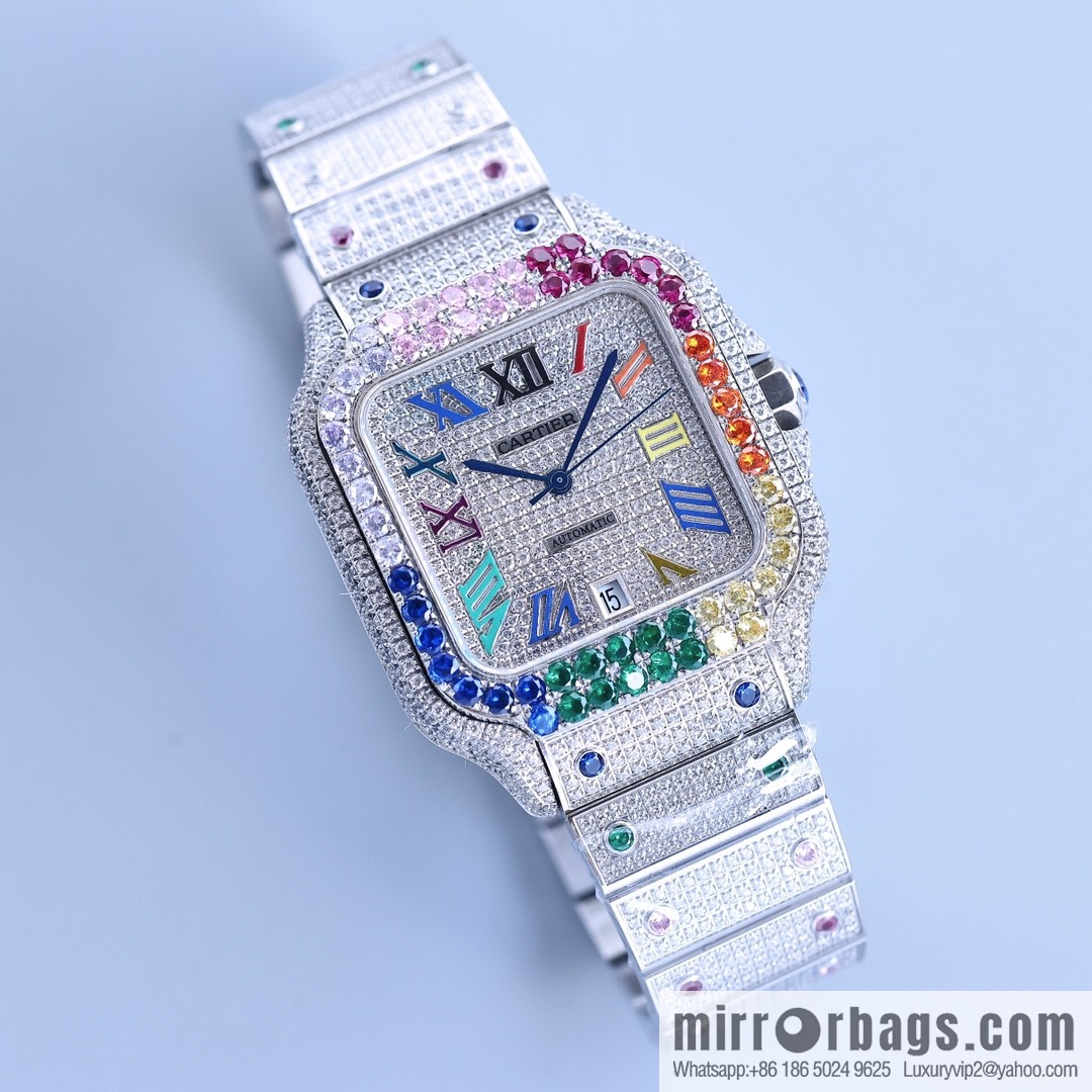 The new Cartier Santos Gypsy features a stable 8215 movement watch