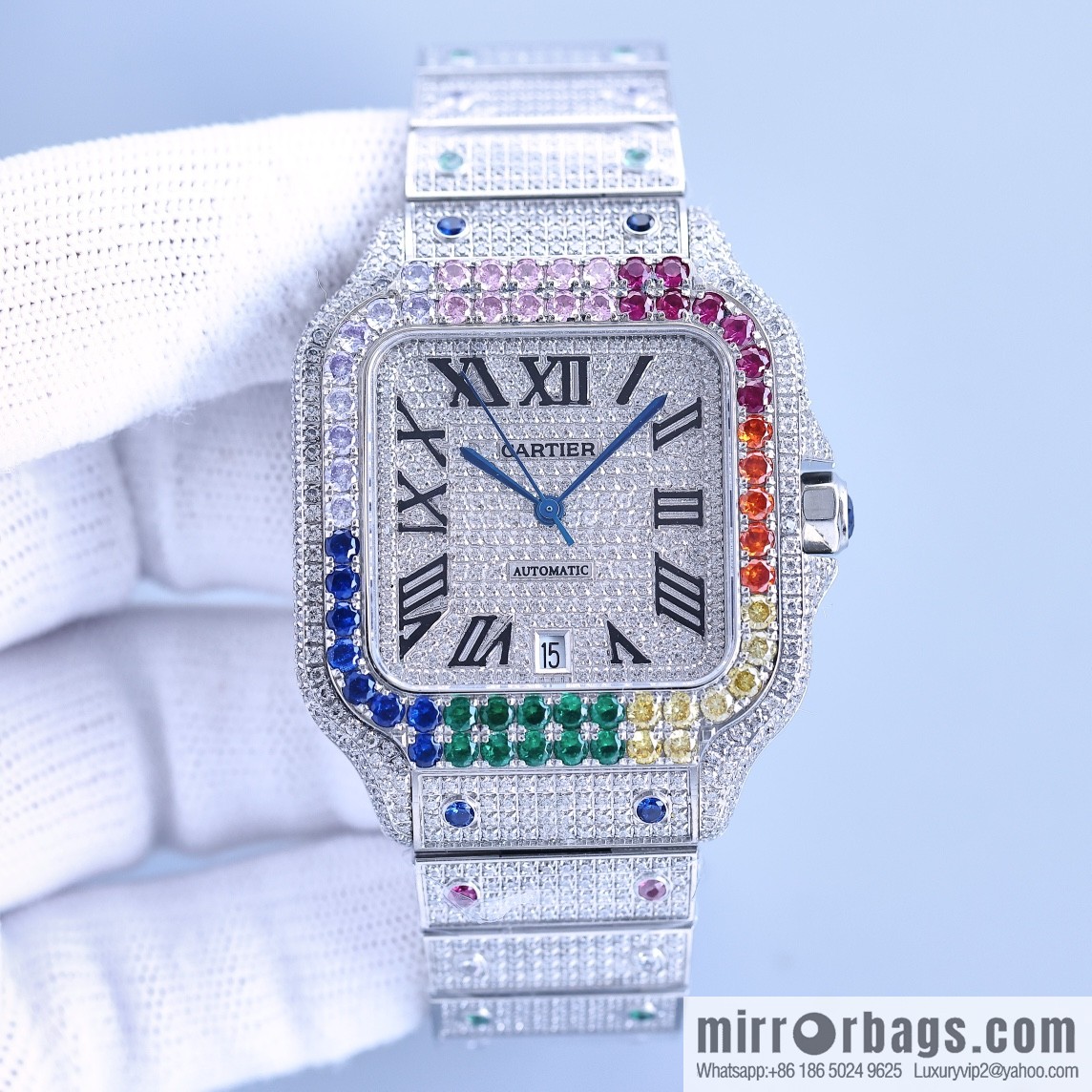 The new Cartier Santos Gypsy features a stable 8215 movement watch