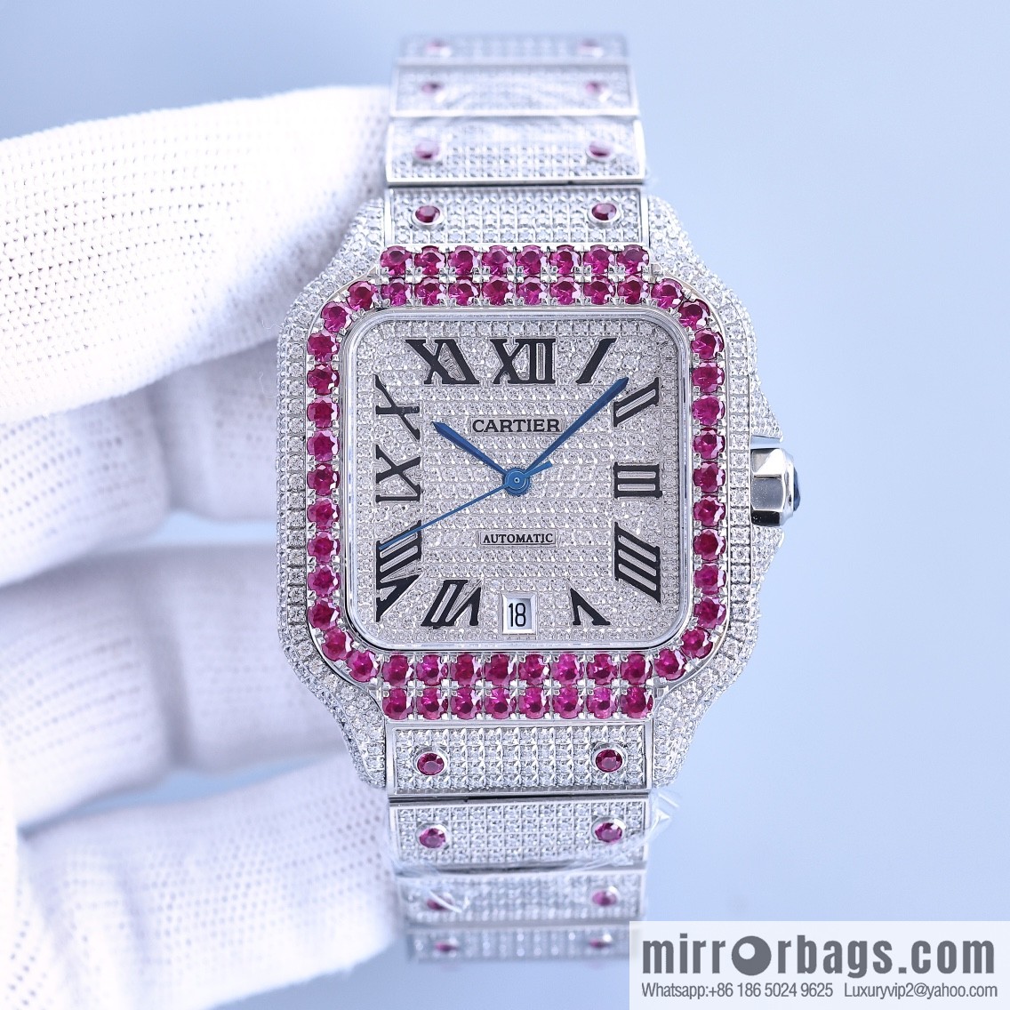 The new Cartier Santos Gypsy features a stable 8215 movement watch