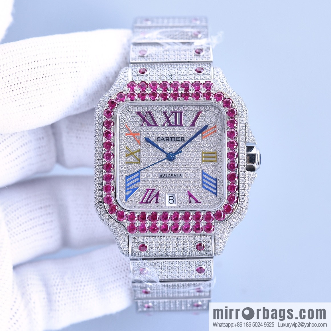 The new Cartier Santos Gypsy features a stable 8215 movement watch
