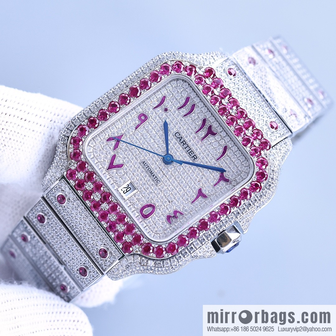 The new Cartier Santos Gypsy features a stable 8215 movement watch