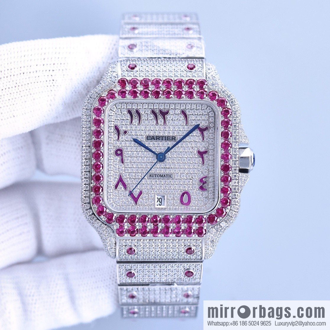 The new Cartier Santos Gypsy features a stable 8215 movement watch
