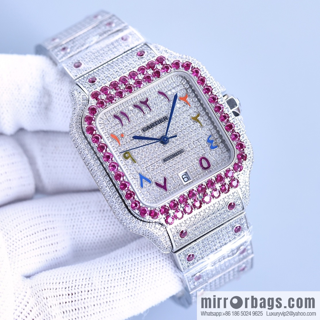 The new Cartier Santos Gypsy features a stable 8215 movement watch