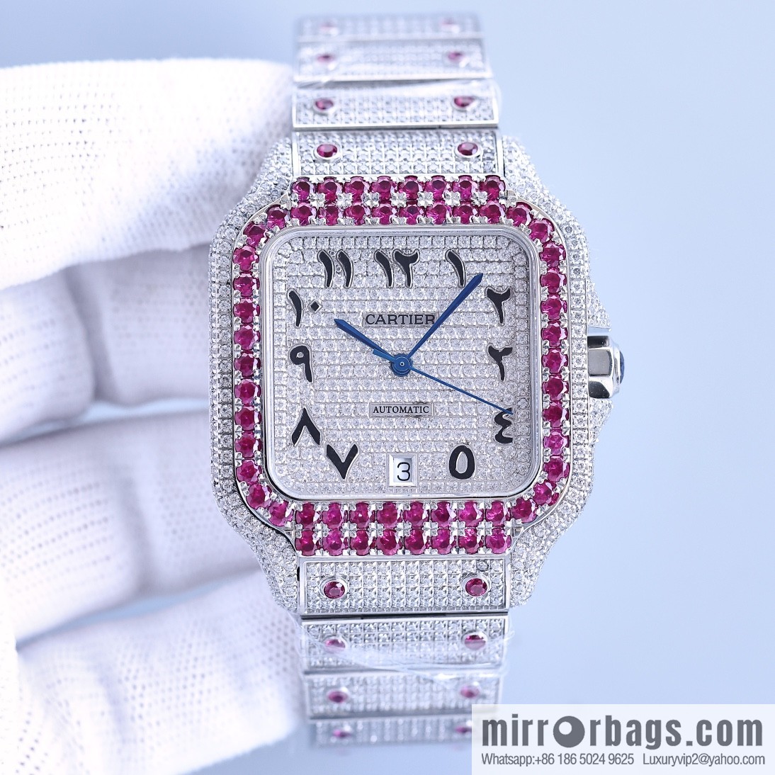 The new Cartier Santos Gypsy features a stable 8215 movement watch
