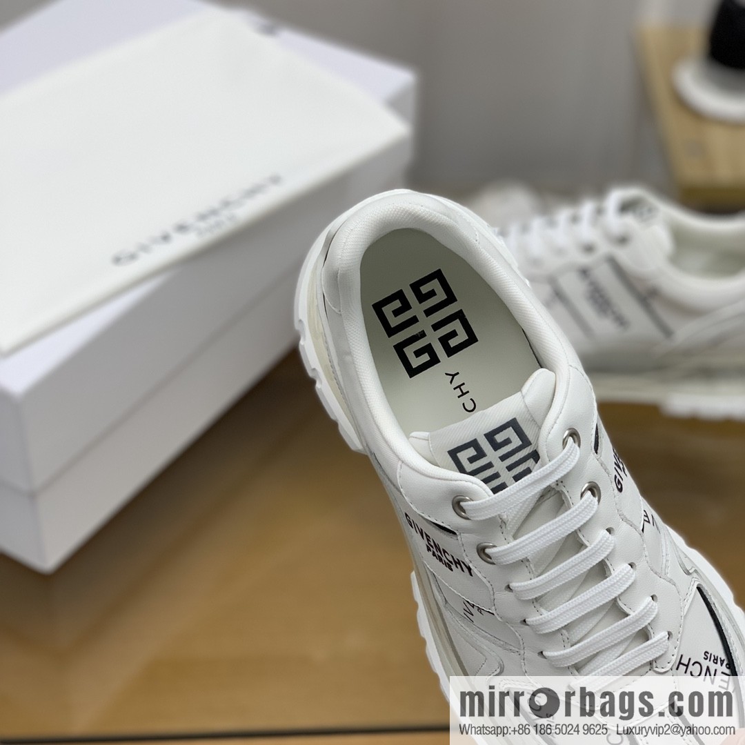 GIVENCHY Givenchy, made of leather, iconic metal buckle 4 G pattern New men's sports Casual Shoes