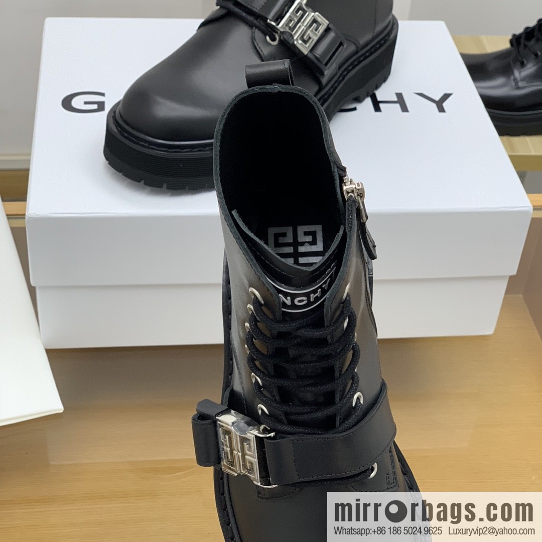 Givenchy Givenchy, men's new bare boots made of calfskin