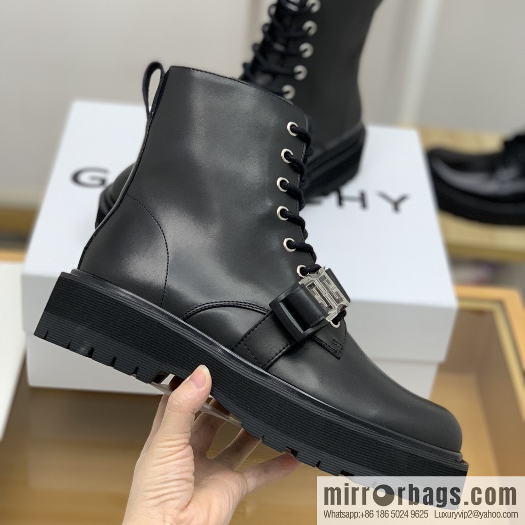 Givenchy Givenchy, men's new bare boots made of calfskin