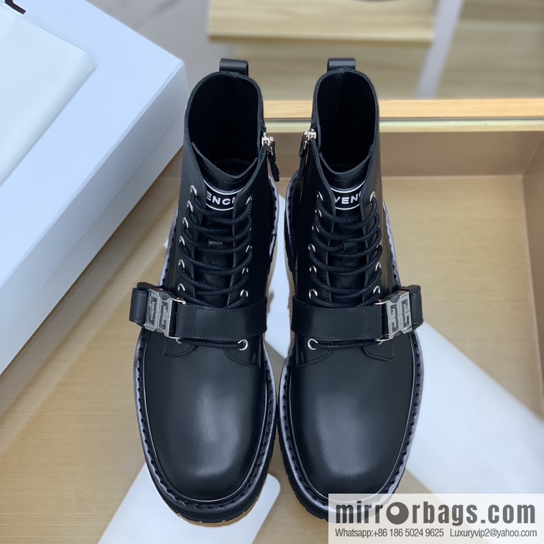 Givenchy Givenchy, men's new bare boots made of calfskin