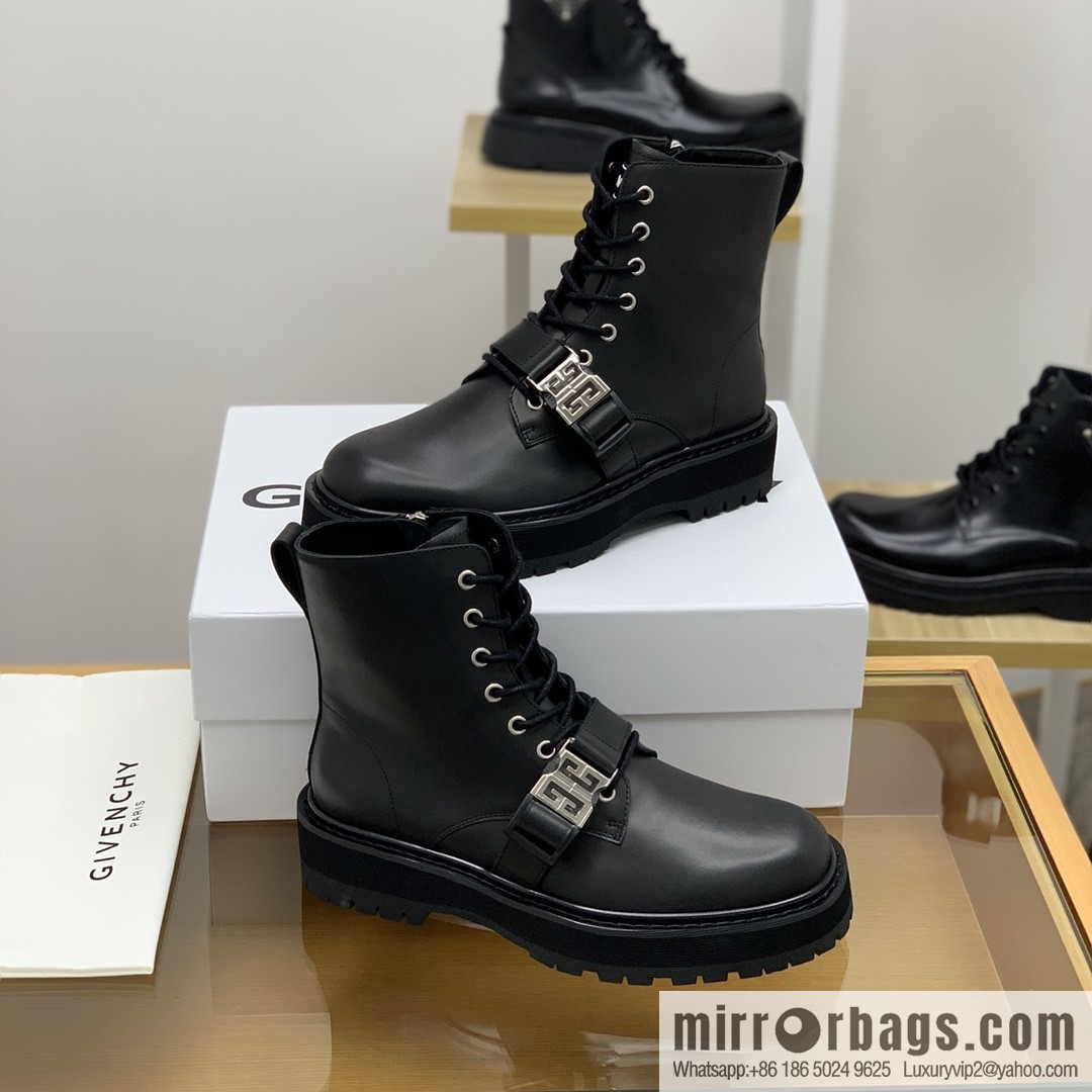 Givenchy Givenchy, men's new bare boots made of calfskin