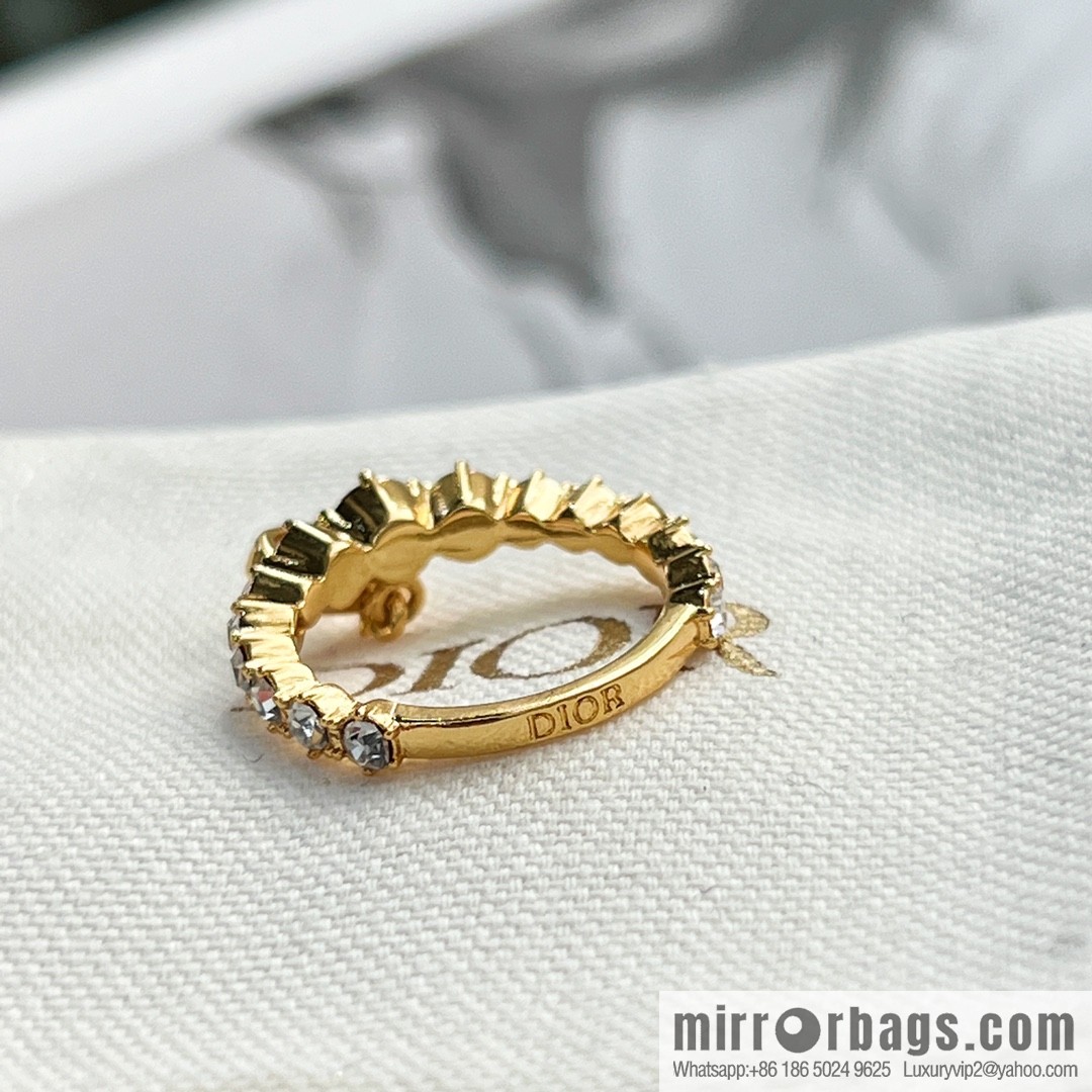New ☑️ DIOR full diamond CD ring
