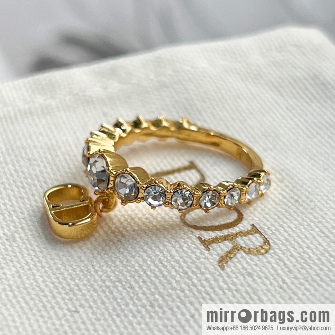 New ☑️ DIOR full diamond CD ring