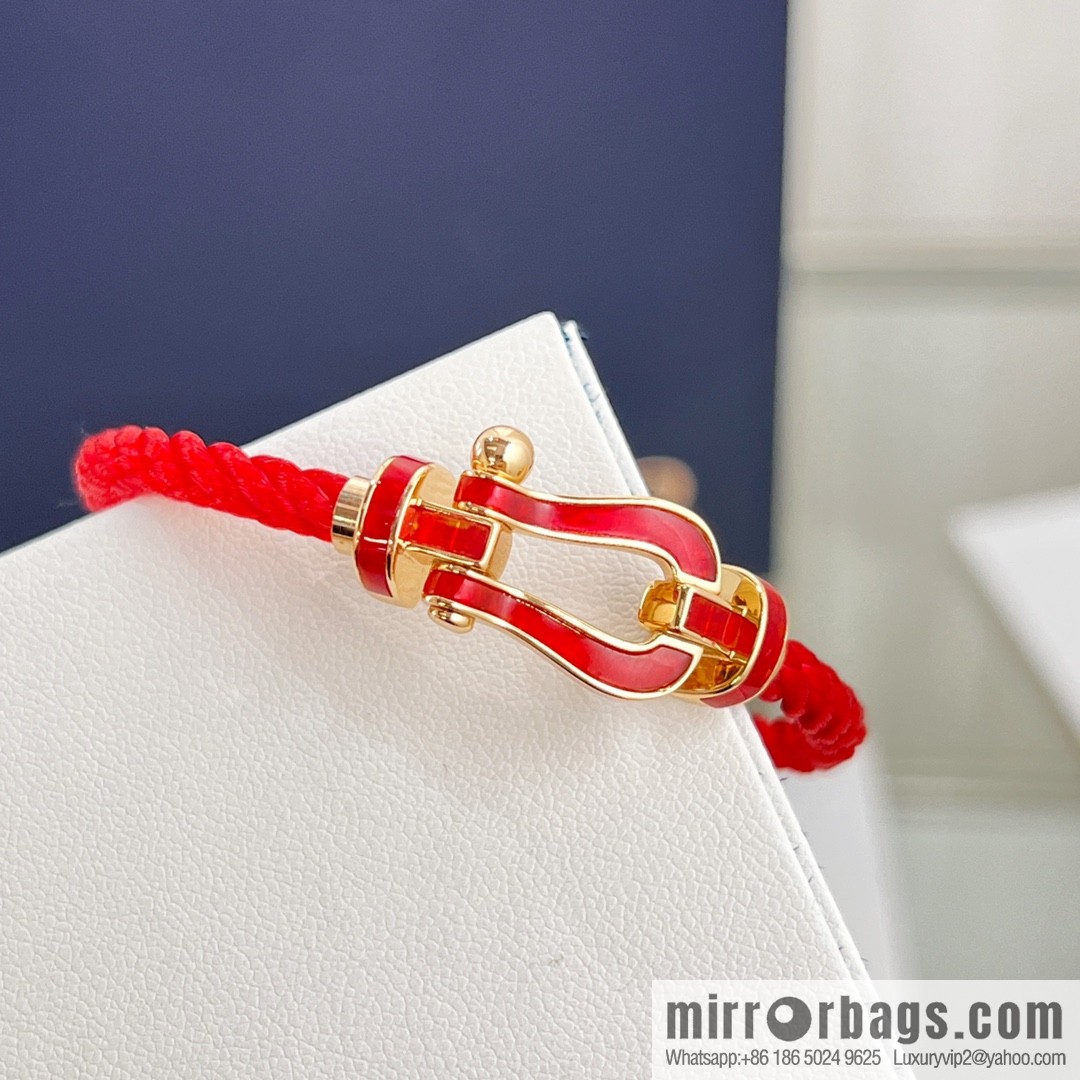 Fred limited chalcedony red rope, hand rope bracelet