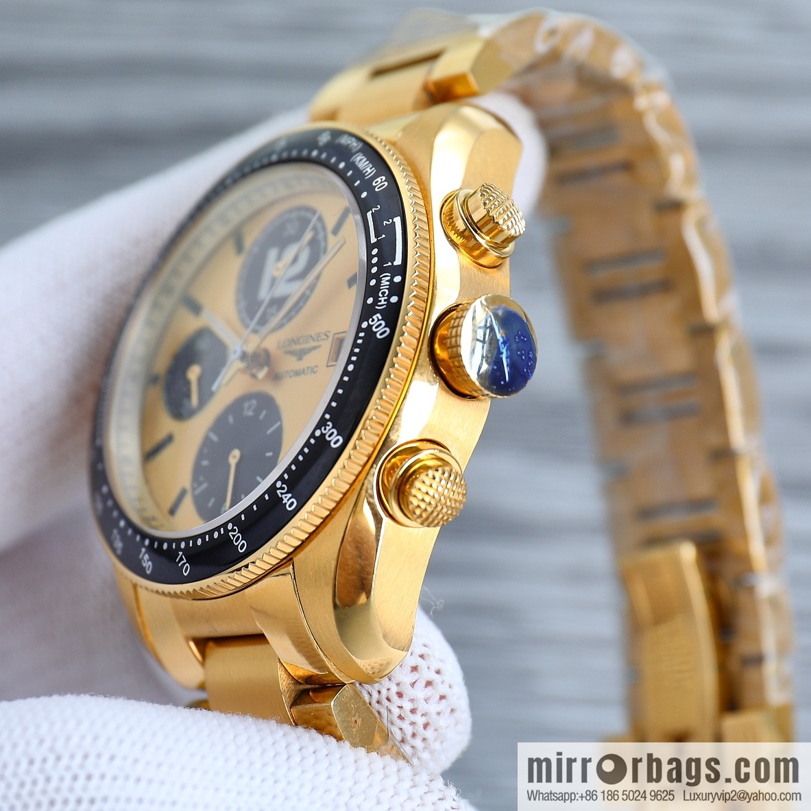 Longines LONGINES 🎮 AF1 classic replica series men's watch sports series L3.636.4.60 1⃣ movement adopts 7750 automatic chronograph mechanical movement