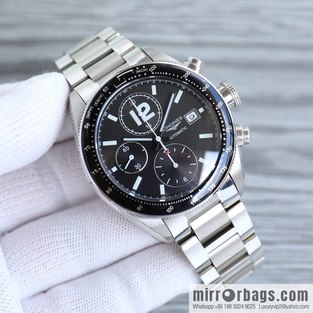 Longines LONGINES 🎮 AF1 classic replica series men's watch sports series L3.636.4.60 1⃣ movement adopts 7750 automatic chronograph mechanical movement