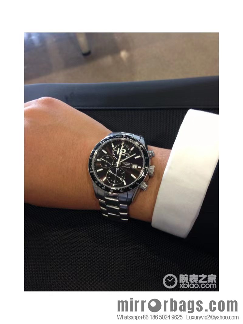 Longines LONGINES 🎮 AF1 classic replica series men's watch sports series L3.636.4.60 1⃣ movement adopts 7750 automatic chronograph mechanical movement