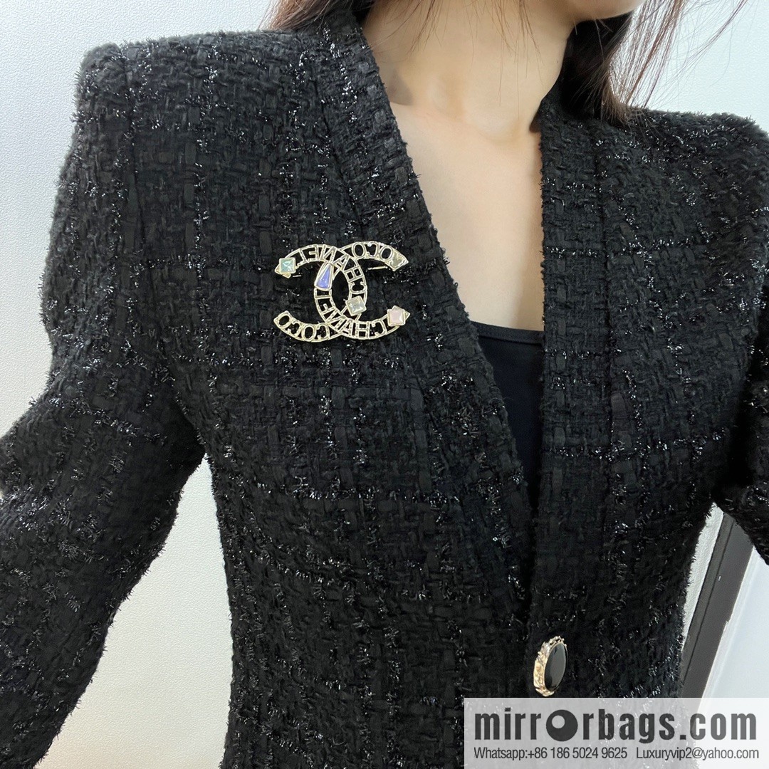 New ☑️ Chanel Chanel Double C Diamond Brooch