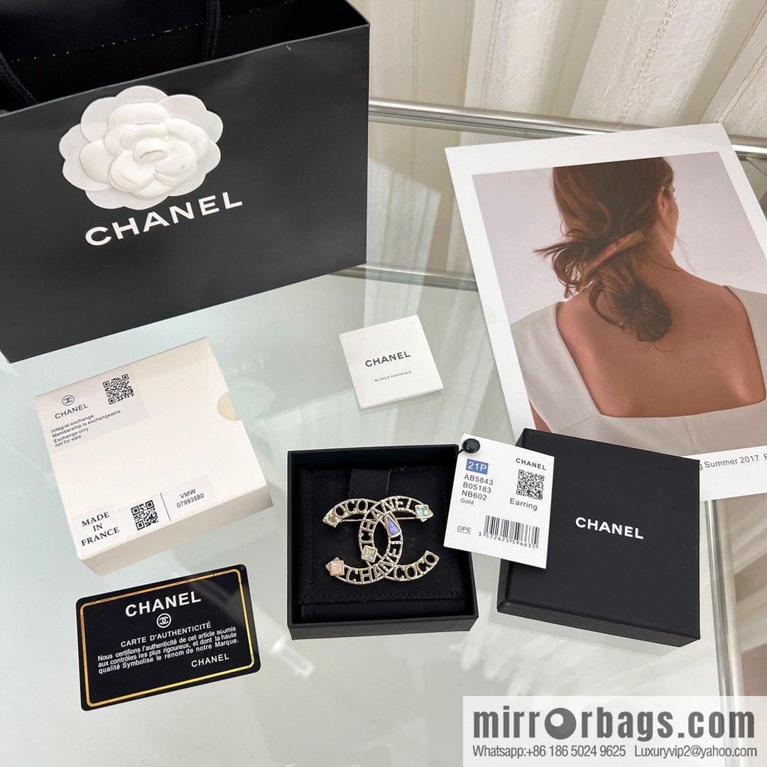 New ☑️ Chanel Chanel Double C Diamond Brooch