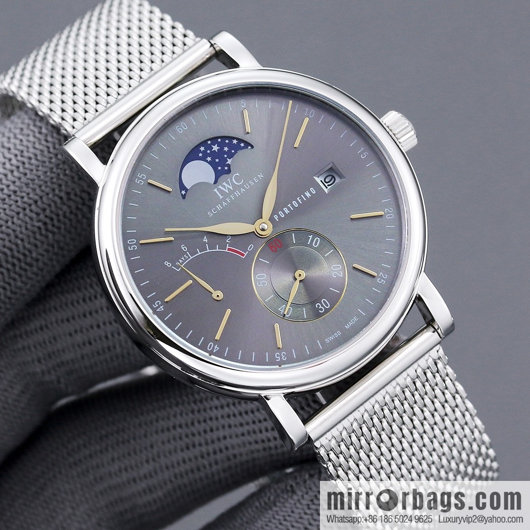 IWC kinetic energy moon phase expert's new Portofino series IW516409 transparent watch