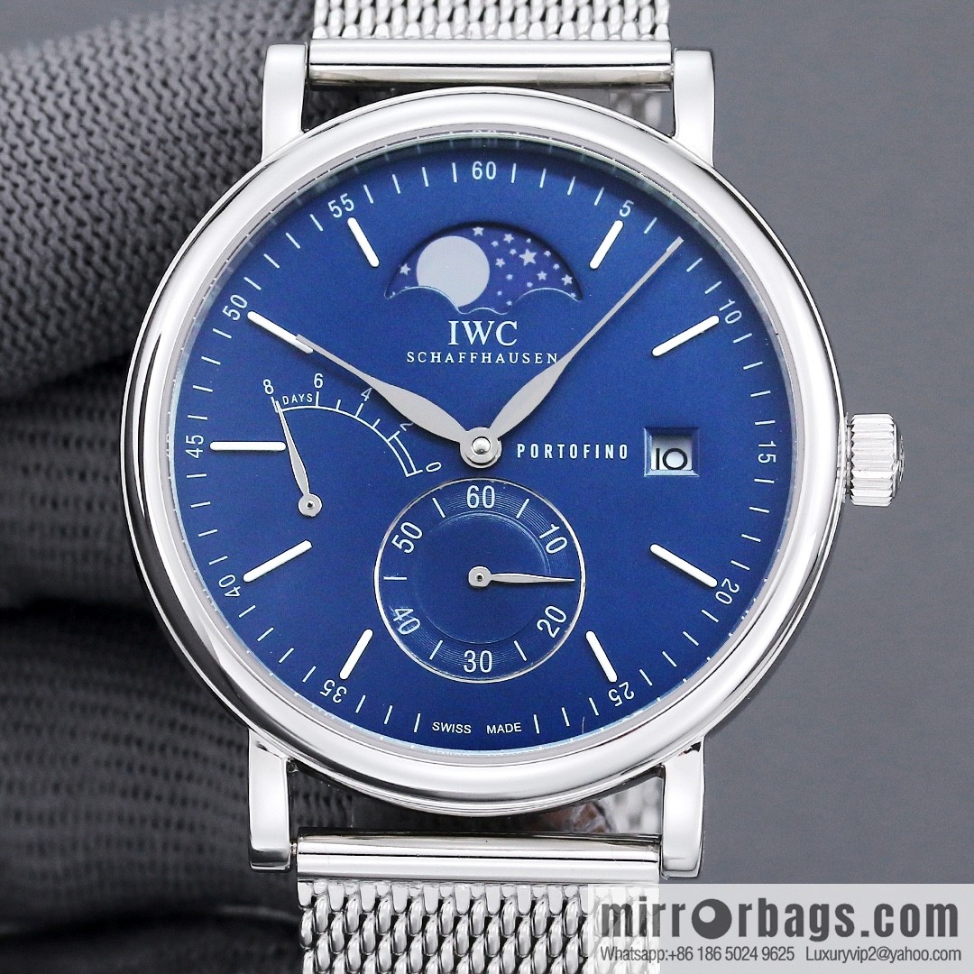 IWC kinetic energy moon phase expert's new Portofino series IW516409 transparent watch