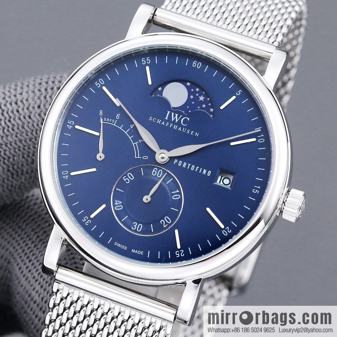IWC kinetic energy moon phase expert's new Portofino series IW516409 transparent watch