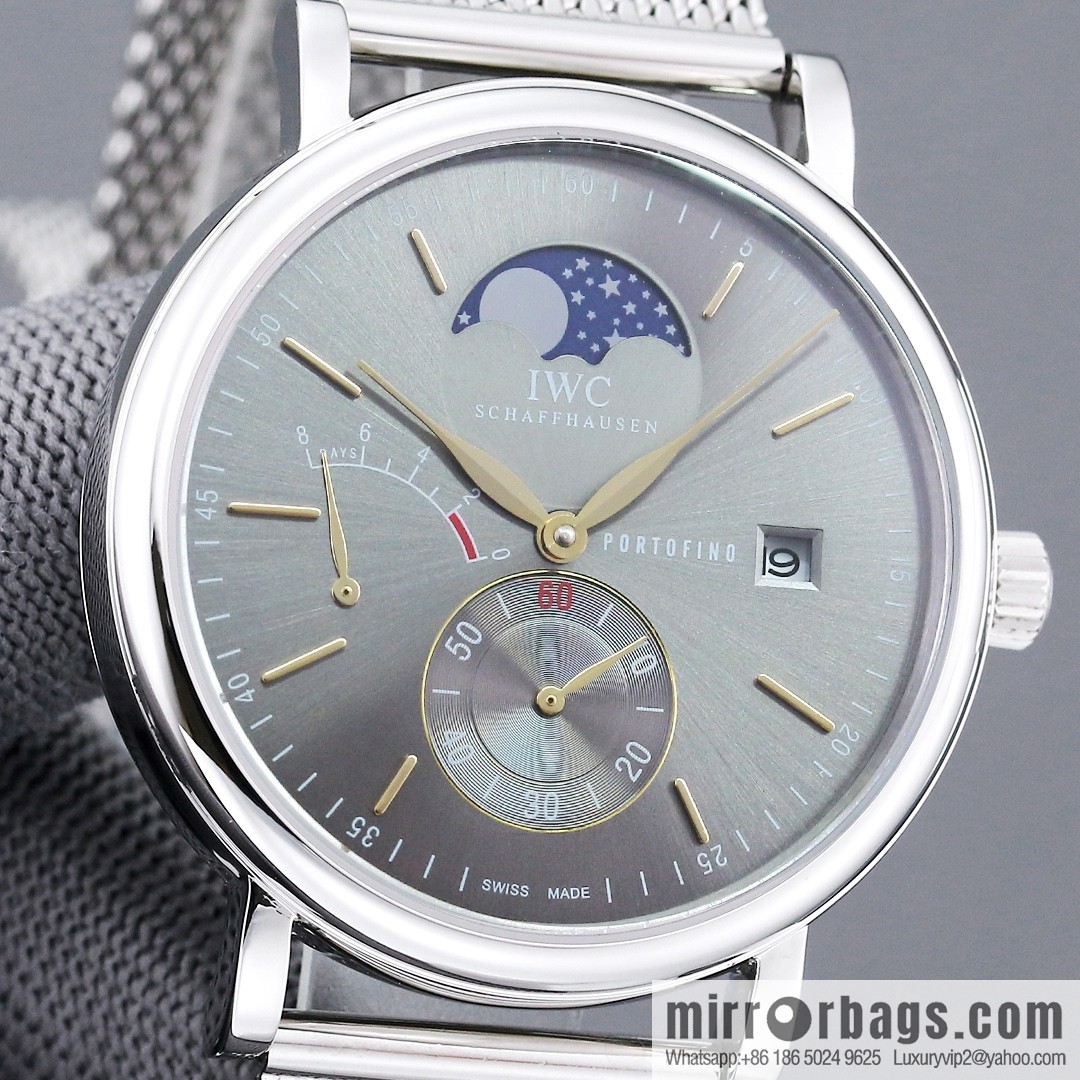 IWC kinetic energy moon phase expert's new Portofino series IW516409 transparent watch