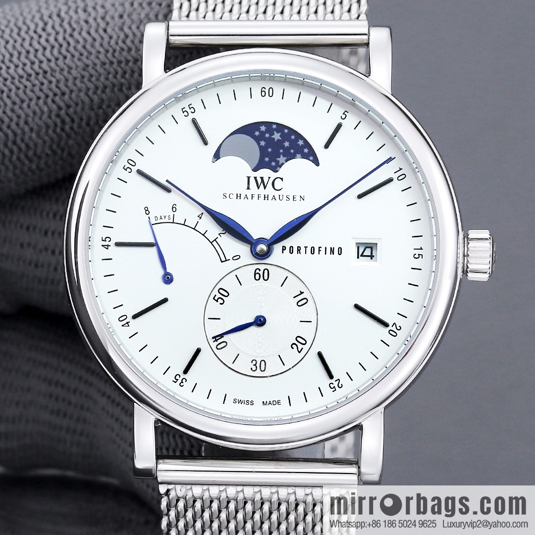 IWC kinetic energy moon phase expert's new Portofino series IW516409 transparent watch