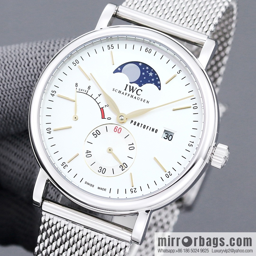 IWC kinetic energy moon phase expert's new Portofino series IW516409 transparent watch
