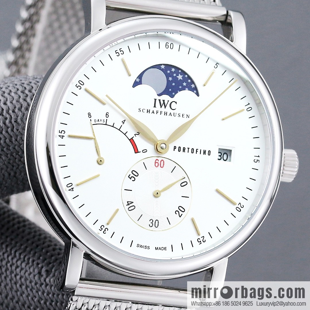 IWC kinetic energy moon phase expert's new Portofino series IW516409 transparent watch