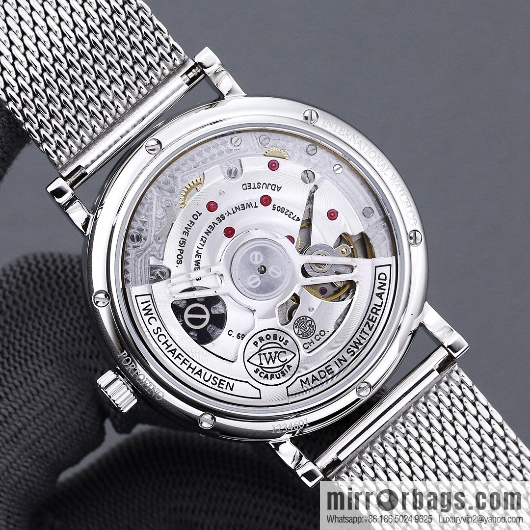 IWC kinetic energy moon phase expert's new Portofino series IW516409 transparent watch