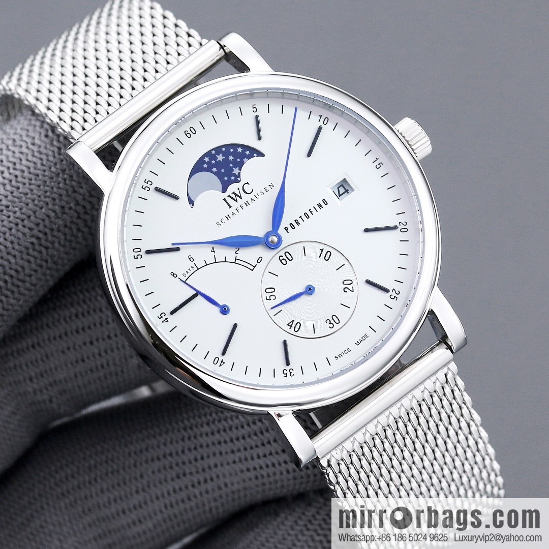 IWC kinetic energy moon phase expert's new Portofino series IW516409 transparent watch