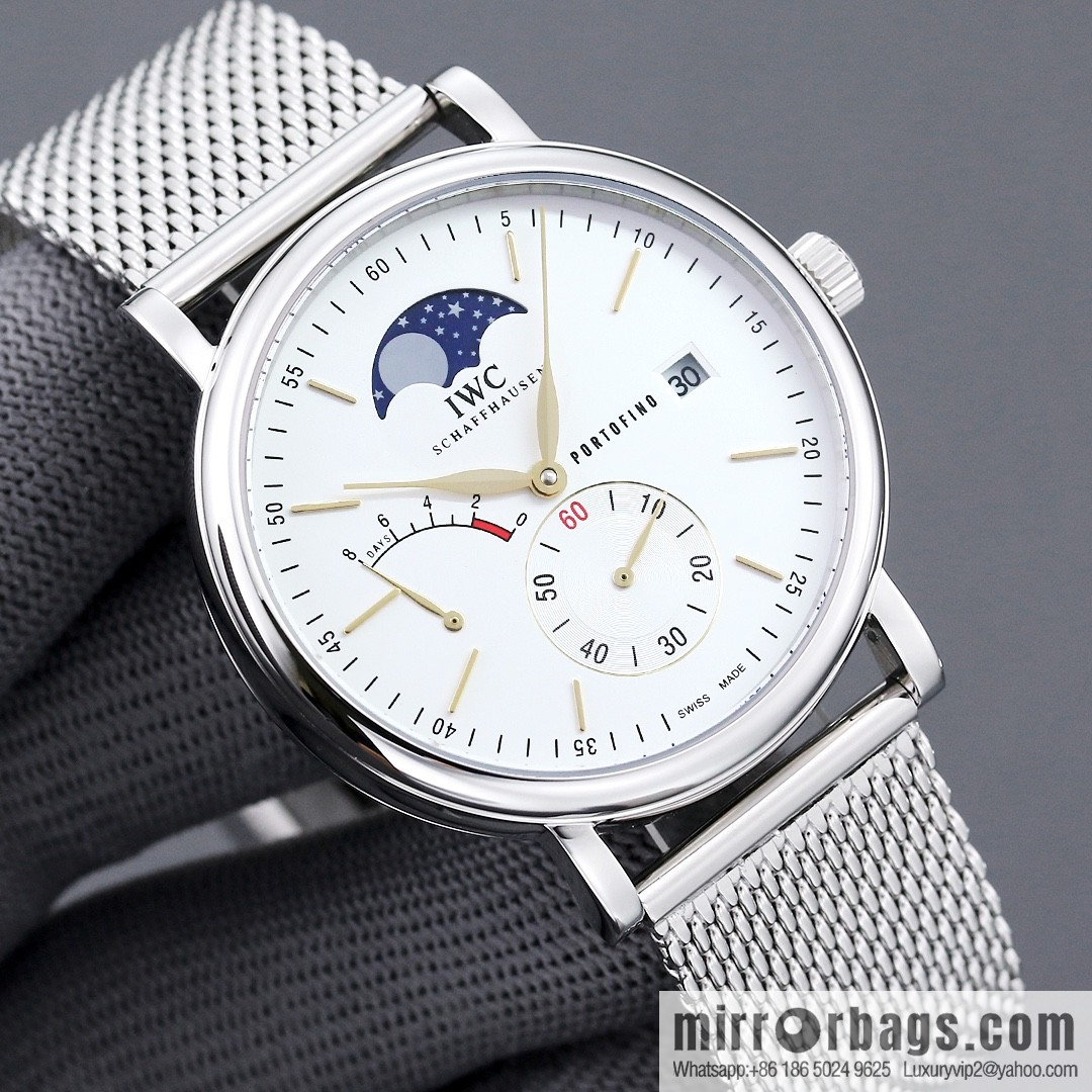 IWC kinetic energy moon phase expert's new Portofino series IW516409 transparent watch