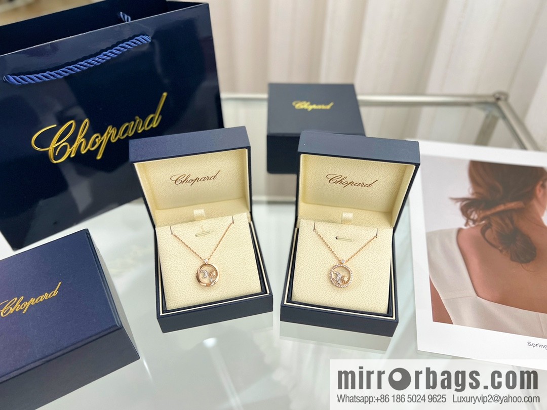Chopard HAPPY SUN MOON AND STARS sun moon star necklace