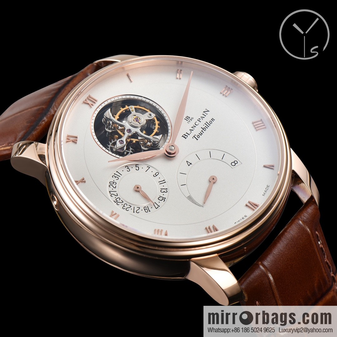 YS Yongshi Blancpain V3 Upgraded Classic Series 6025-1542-55 🎮 True Tourbillon Men's Watch
