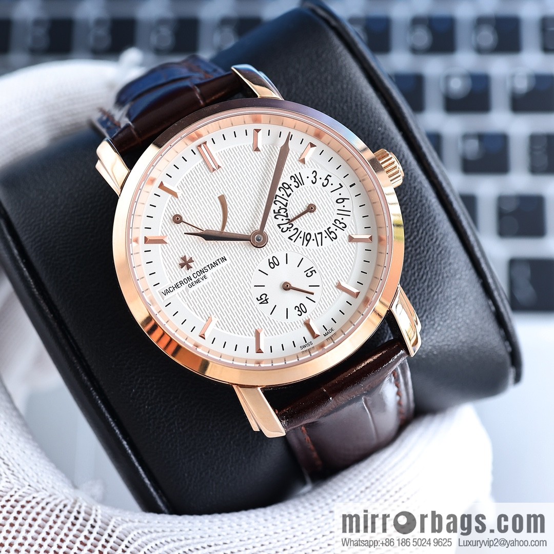 TW Vaughan Constantin Kinetic Energy Week Calendar Malta Series 83060/000R-90288 Multifunction Watch