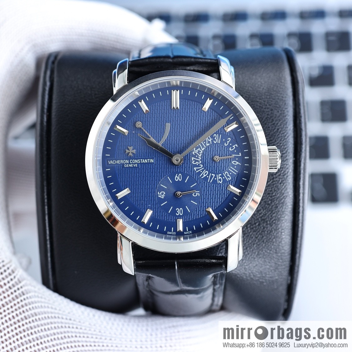 TW Vaughan Constantin Kinetic Energy Week Calendar Malta Series 83060/000R-90288 Multifunction Watch